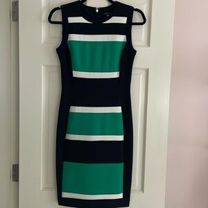Tommy Hilfiger navy polyester dress